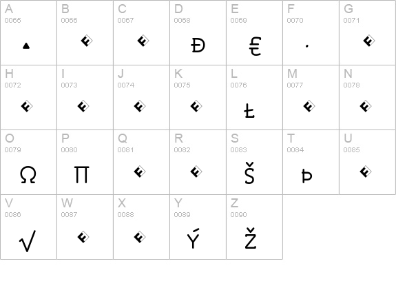 Roice-RegularSCExpert uppercase A-Z preview
