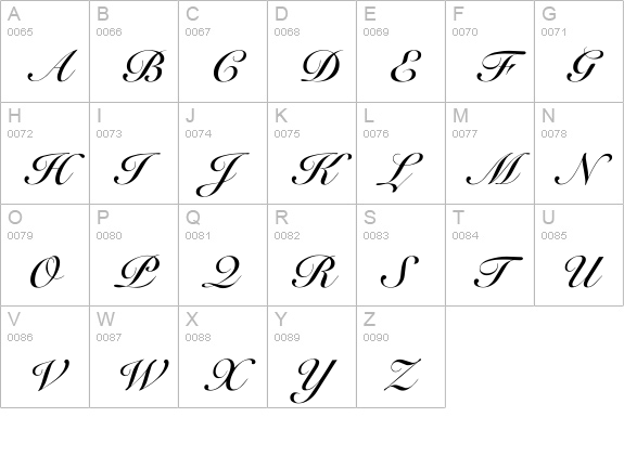 Rose Round Bold uppercase A-Z preview