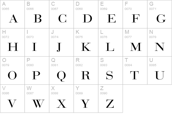RothniExt-Norma uppercase A-Z preview