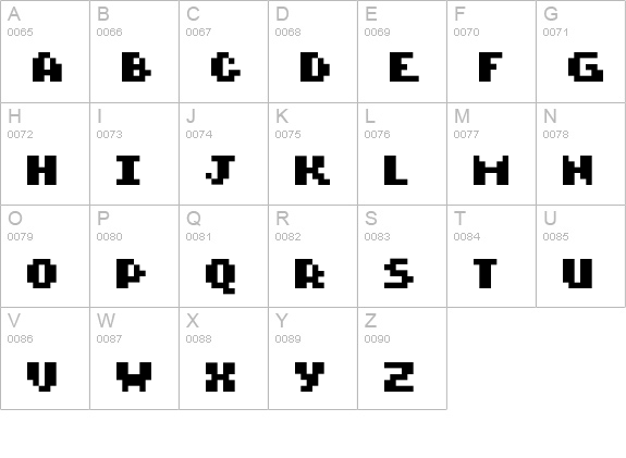 ROTORanti-Bold uppercase A-Z preview