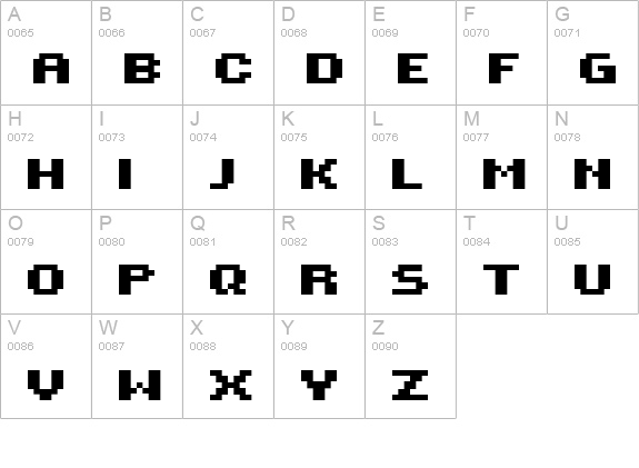 ROTORcap Extended Bold uppercase A-Z preview
