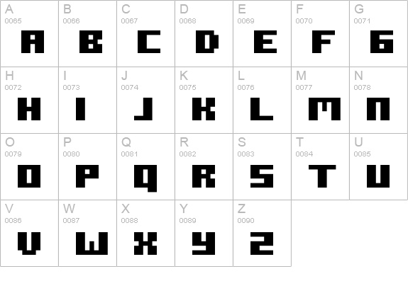 ROTORkeff-Bold uppercase A-Z preview