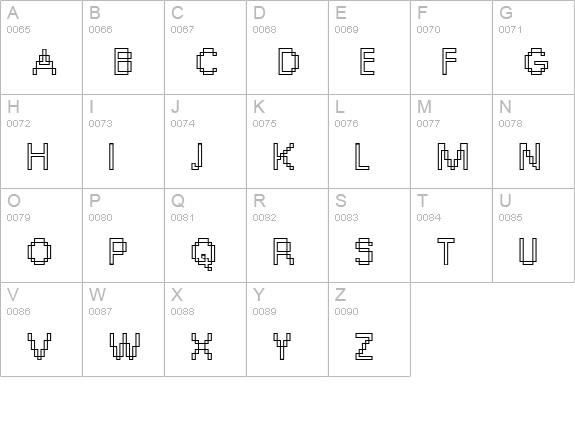 Rough03-Bold uppercase A-Z preview