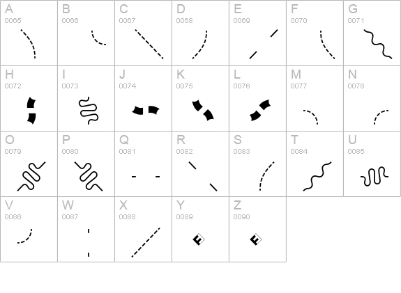 Routes B Two uppercase A-Z preview