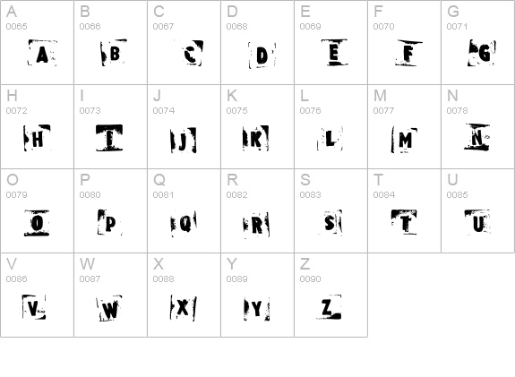 Rubbermaid-Regular uppercase A-Z preview