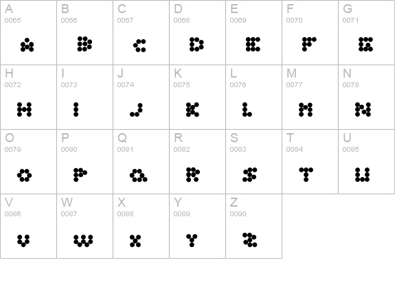 RuttenSpya uppercase A-Z preview