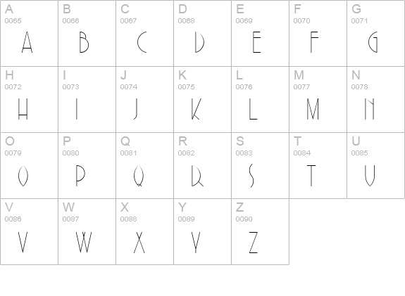 Sadelle uppercase A-Z preview
