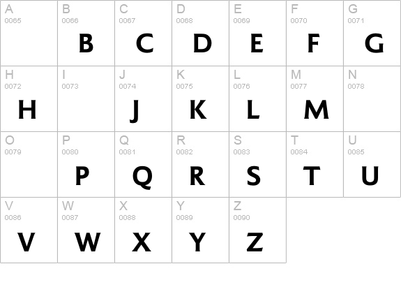 SainsburyExtraBold uppercase A-Z preview