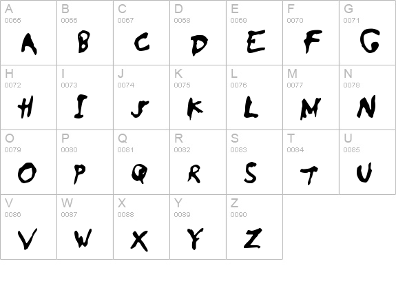 SaladeDeFruitsPomme uppercase A-Z preview