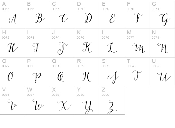 Salt & Spices Pro Regular 2 uppercase A-Z preview