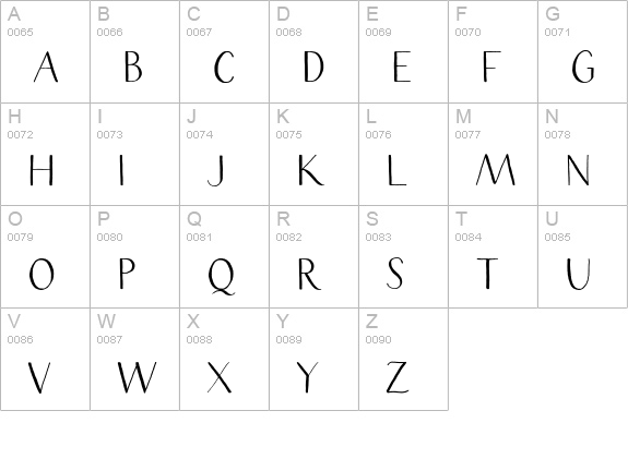 Salt & Spices Pro SC uppercase A-Z preview