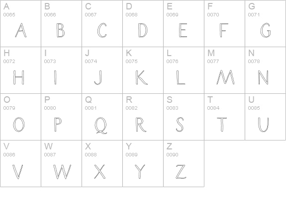 Salt & Spices Pro SC 3 uppercase A-Z preview