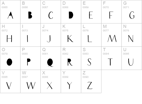 Salt & Spices Pro SC2 uppercase A-Z preview