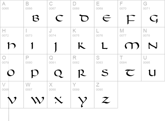 Samovar SSi uppercase A-Z preview