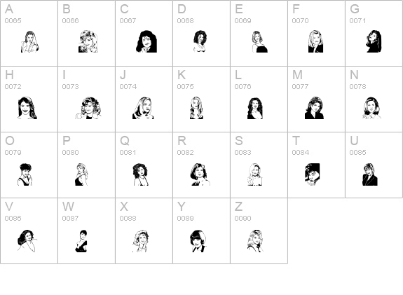 Sankavyn uppercase A-Z preview