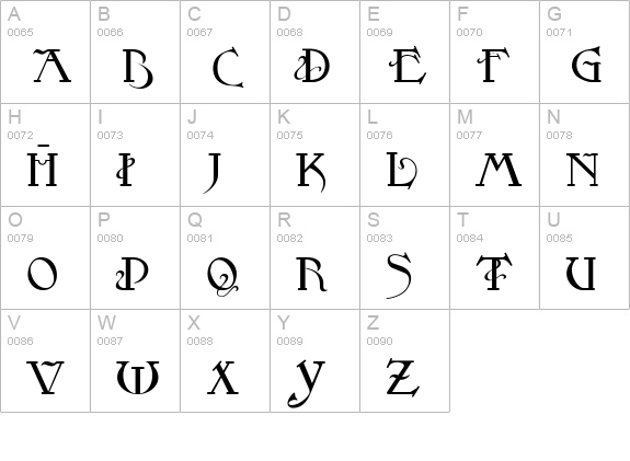 SansLogique uppercase A-Z preview