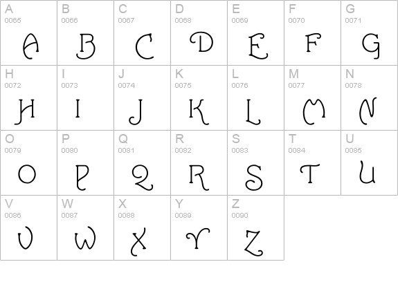 Santa'sSleighFull uppercase A-Z preview