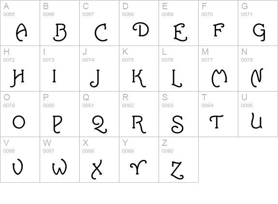Santa'sSleighFull Bold uppercase A-Z preview