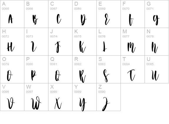 Santaclaus uppercase A-Z preview