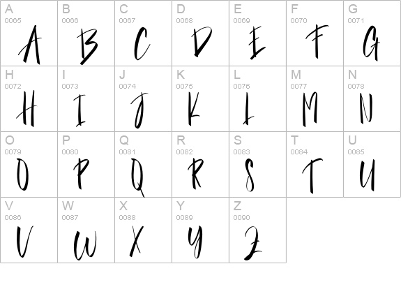 Santaclaus Christmas uppercase A-Z preview