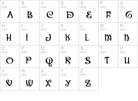 Santas Big Secret BB uppercase A-Z preview