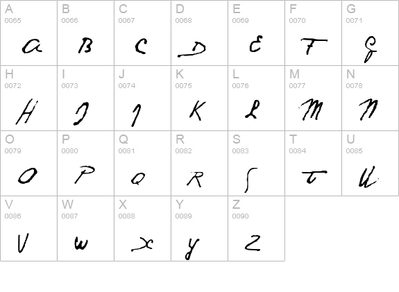 SANTOS DUMONT uppercase A-Z preview