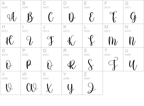 Saturday uppercase A-Z preview