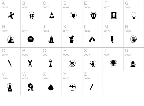 sbhading uppercase A-Z preview