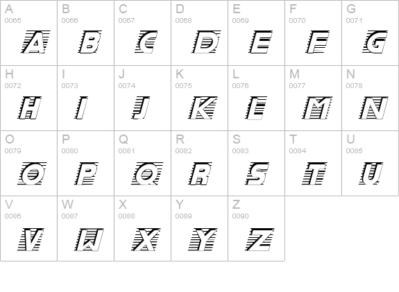 Scanning Regular uppercase A-Z preview