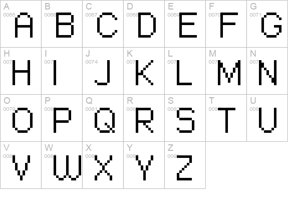 schoenecker 10_56 uppercase A-Z preview