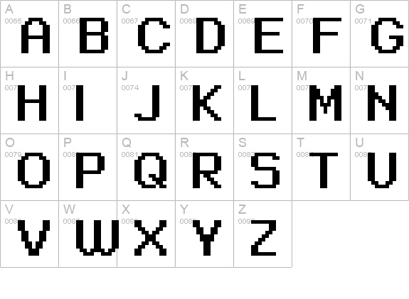schoenecker 10_66 uppercase A-Z preview