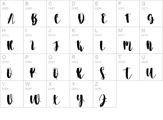 School uppercase A-Z preview