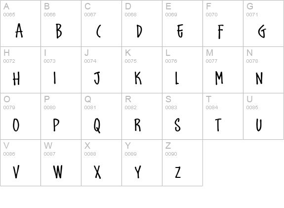 Schoolbully uppercase A-Z preview