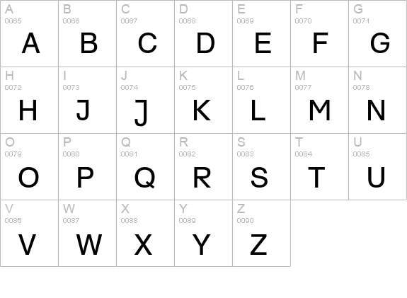 SchulbuchSued-Normal uppercase A-Z preview