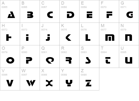 Scottsdale Wide Normal uppercase A-Z preview