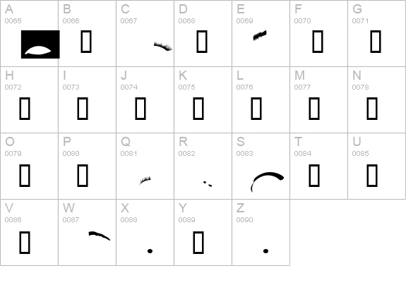 Scrapart uppercase A-Z preview
