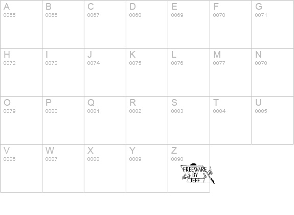 Screen Scrawls JL uppercase A-Z preview
