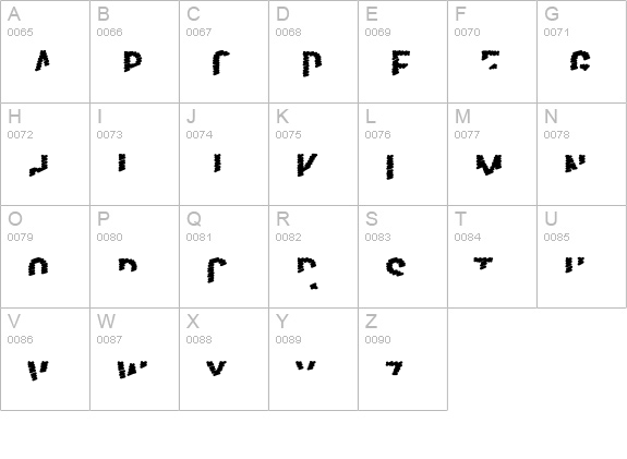 Scribble-LessOne uppercase A-Z preview