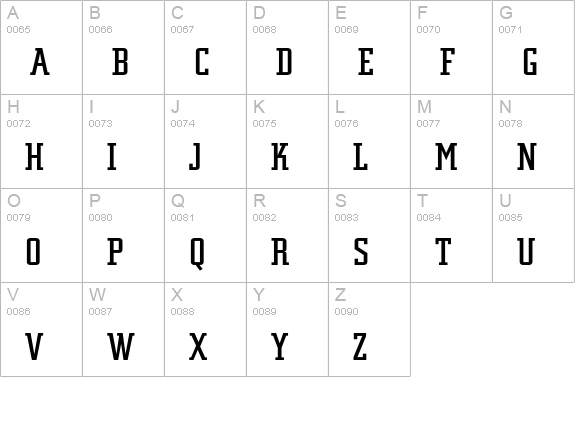 Scriptek Std uppercase A-Z preview