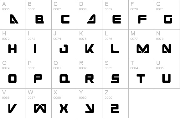 Sea Dog 2001 Condensed uppercase A-Z preview
