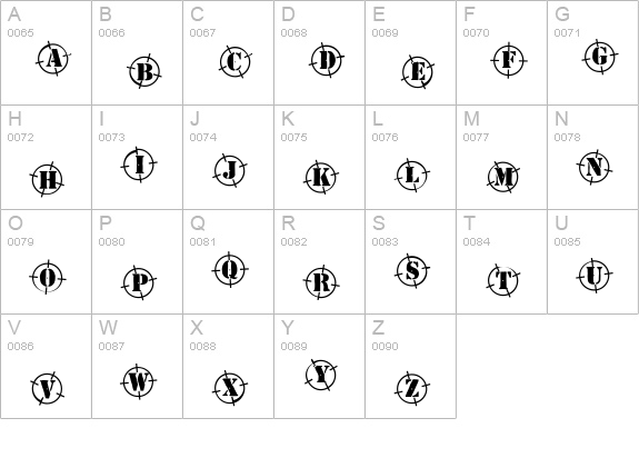 SeeTheBeast uppercase A-Z preview