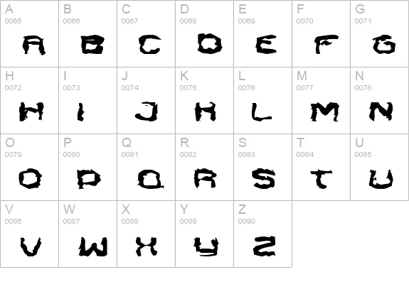 Send Cash uppercase A-Z preview