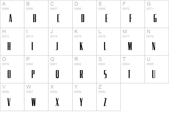 SerpentineComDBol uppercase A-Z preview