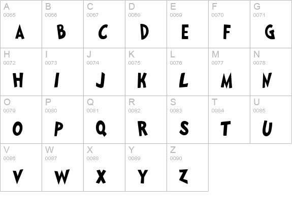 Seuss uppercase A-Z preview