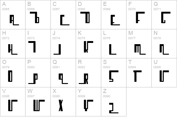 SF Cosmic Age CondUpright uppercase A-Z preview