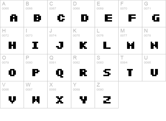 SF Intermosaic Bold uppercase A-Z preview