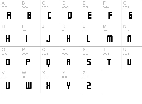 SF Laundromatic Bold uppercase A-Z preview