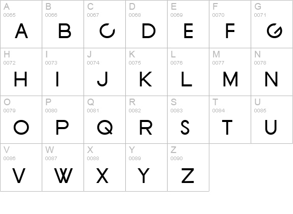 SF New Republic SC uppercase A-Z preview