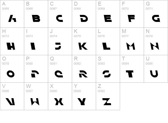 SF Solar Sailer Bold Italic uppercase A-Z preview