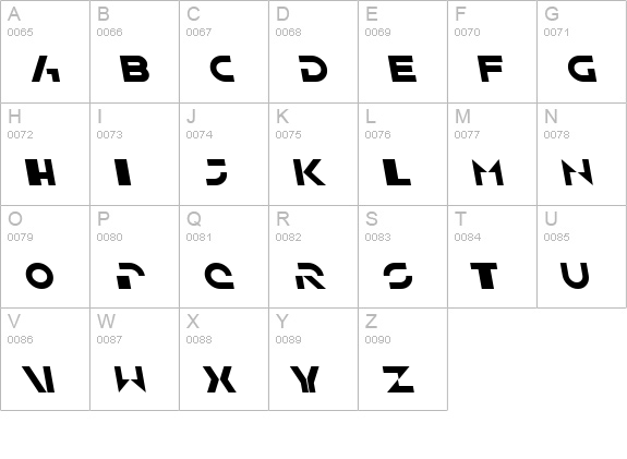 SF Solar Sailer Italic uppercase A-Z preview